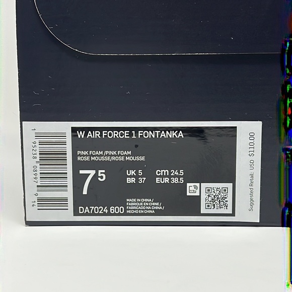 Nike W Air Force 1 Fontanka Foam Pink Valentine's Day Women's 7 7.5 8 DA7024-600 - Picture 8 of 11